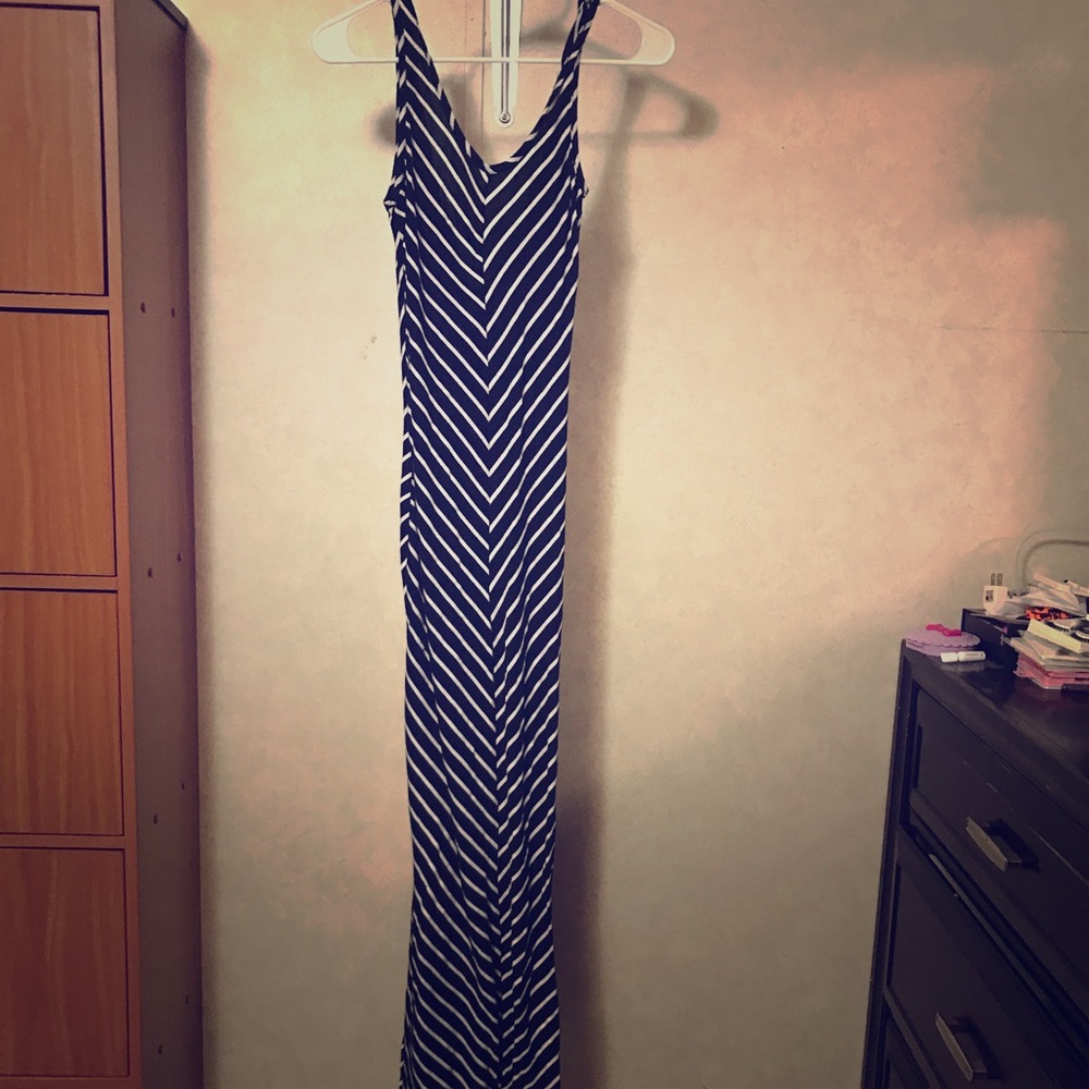 Body Con Maxi Black & White long Dress